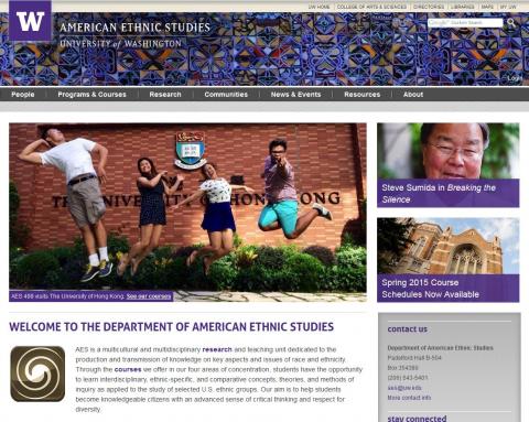 UW American Ethnic Studies website