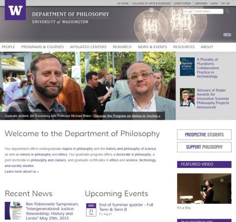 UW Department of Philosophy