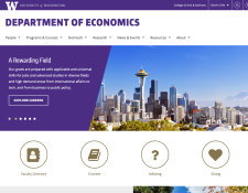 UW Economics website