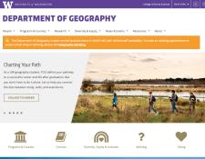 UW Department of Geography website