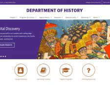 UW Department of History screenshot