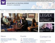 UW Department of Political Science website